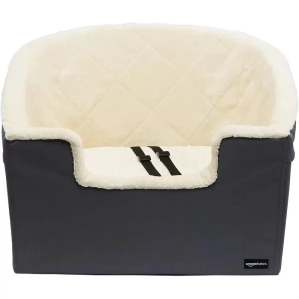 Amazon Basics Pet Car Booster Bucket Seat  18 x 22 x 16  TanGrey Large