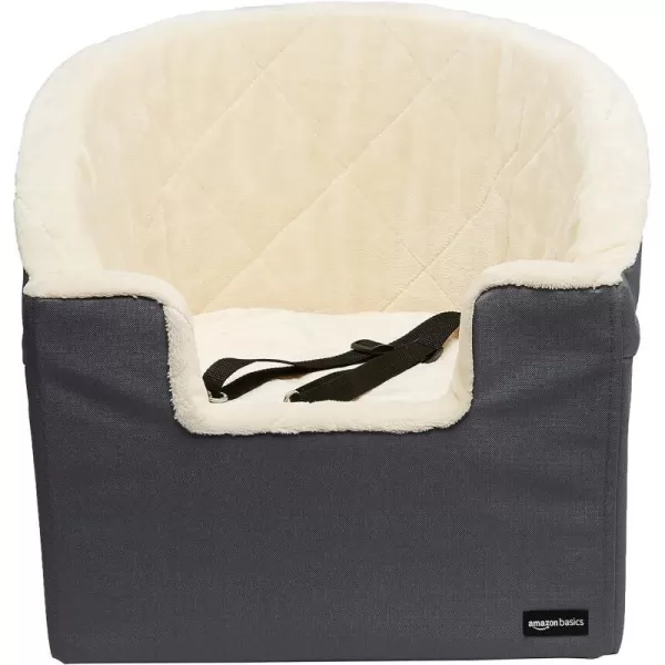 Amazon Basics Pet Car Booster Bucket Seat  18 x 22 x 16  TanGrey Small