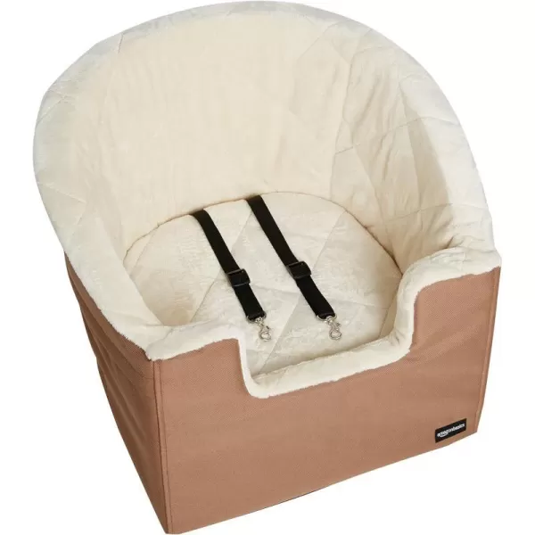 Amazon Basics Pet Car Booster Bucket Seat  18 x 22 x 16  TanTan Small