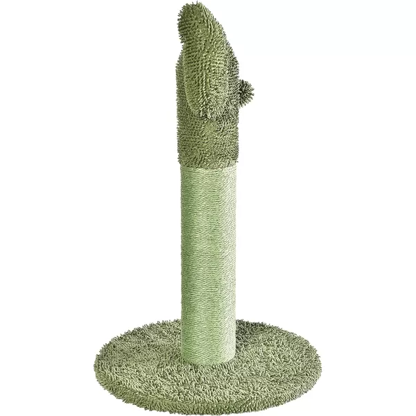 Amazon Basics Cactus Cat Scratching Post with Dangling Ball 256 Inches Green256 Scratching Post