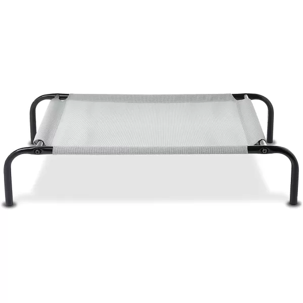 Amazon Basics Cooling Elevated Dog Bed with Metal Frame Medium 43 x 26 x 75 Inch Grey356L x 218W x 77Th Grey