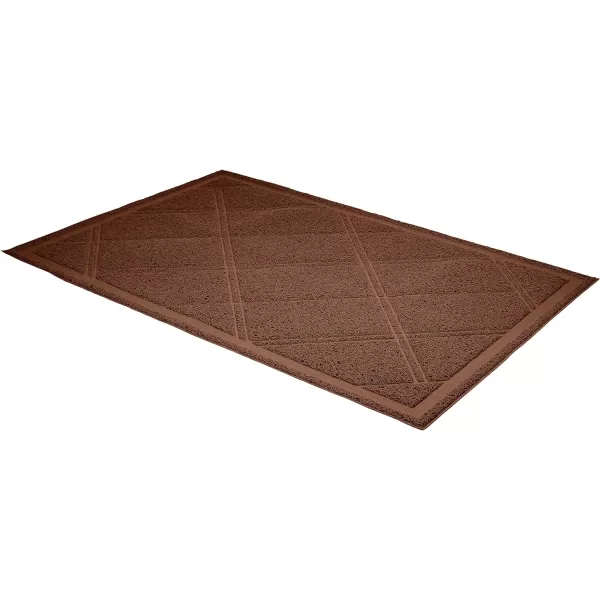 Amazon Basics LessMess Cat Litter Box Mat 24 x 35 GreyBrown