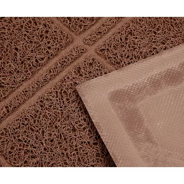 Amazon Basics LessMess Cat Litter Box Mat 24 x 35 GreyBrown