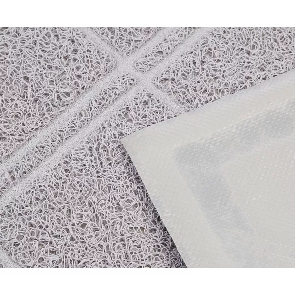Amazon Basics LessMess Cat Litter Box Mat 24 x 35 GreyGray