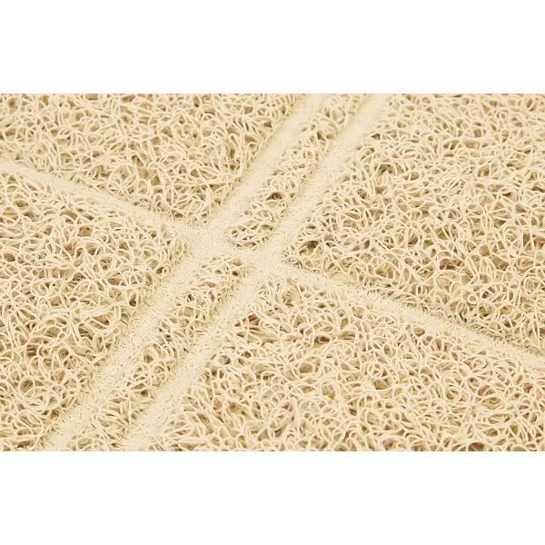 Amazon Basics LessMess Cat Litter Box Mat 24 x 35 GreyTan