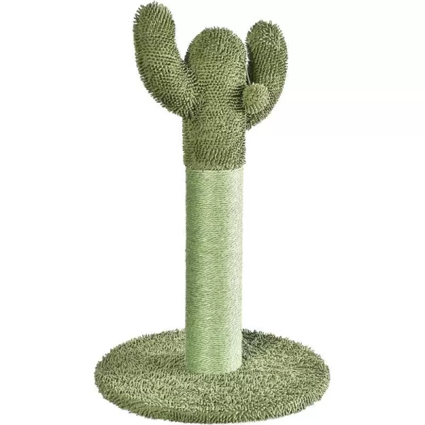 Amazon Basics Cactus Cat Scratching Post with Dangling Ball 256 Inches Green256 Scratching Post