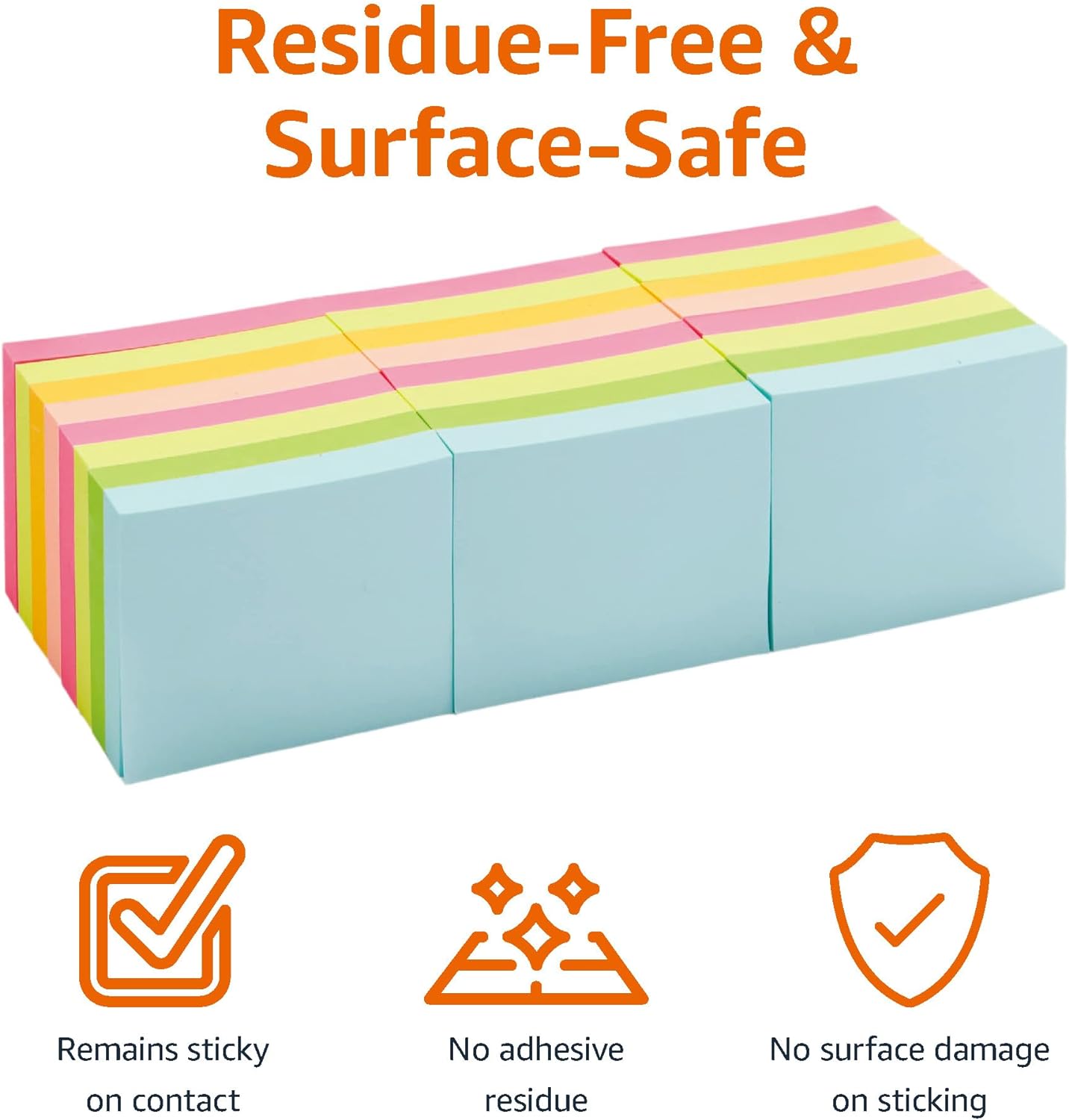 Amazon Basics Mini Rectangular Sticky Notes 15 x 2Inch Assorted Colors 24PackAmazon Basics Mini Rectangular Sticky Notes 15 x 2Inch Assorted Colors 24Pack