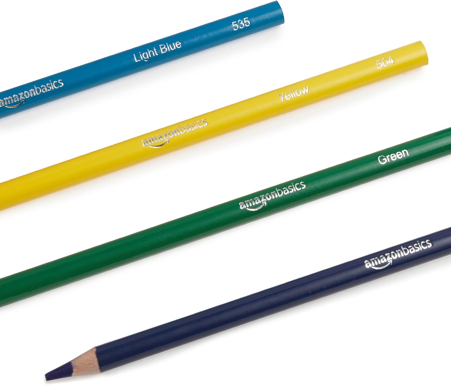 Amazon Basics Premium Colored Pencils Soft Core 24 Count Pack of 1 Multicolor48 Count Pack of 1