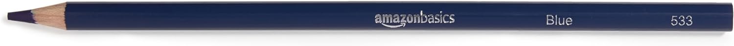 Amazon Basics Premium Colored Pencils Soft Core 24 Count Pack of 1 Multicolor48 Count Pack of 1