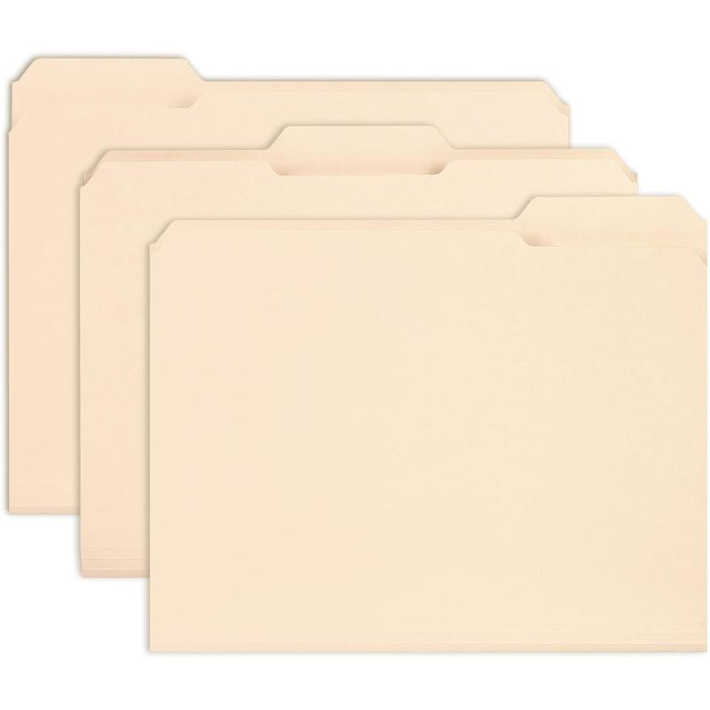 Amazon Basics File Folders Letter Size Heavyweight 13Cut Tab Assorted Colors 50PackManila Legal size