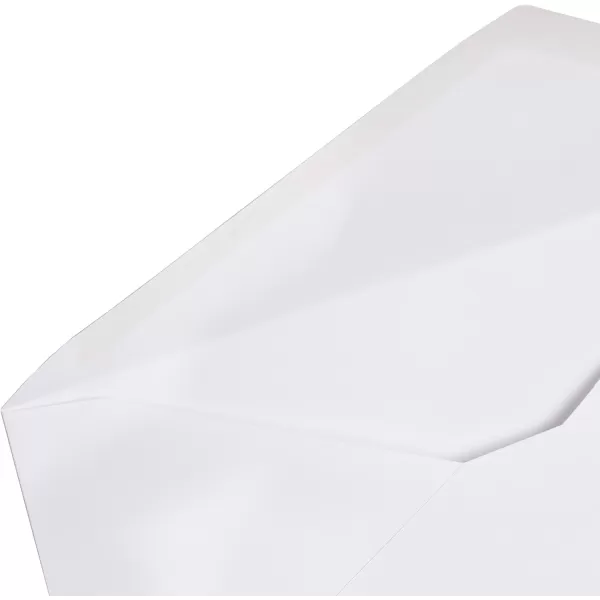 Amazon Basics 10 SecurityTinted SelfSeal Business Envelopes with Left Window Peel amp Seal Closure  500Pack WhiteNo Tint Gummed Seal Single Left Window Envelopes