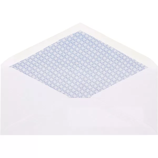 Amazon Basics 10 SecurityTinted SelfSeal Business Envelopes with Left Window Peel amp Seal Closure  500Pack WhiteTint Gummed Seal Single Left Window Envelopes