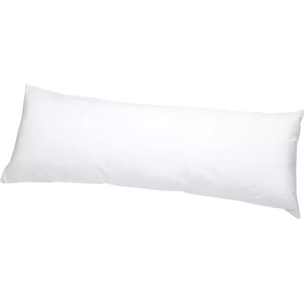 Amazon Basics 100 Cotton Hypoallergenic Pillow Protector Case  Queen WhiteBody Pillow Protector