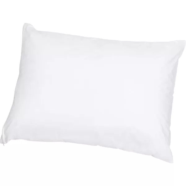 Amazon Basics 100 Cotton Hypoallergenic Pillow Protector Case  Queen WhiteStandard Pillow Protector