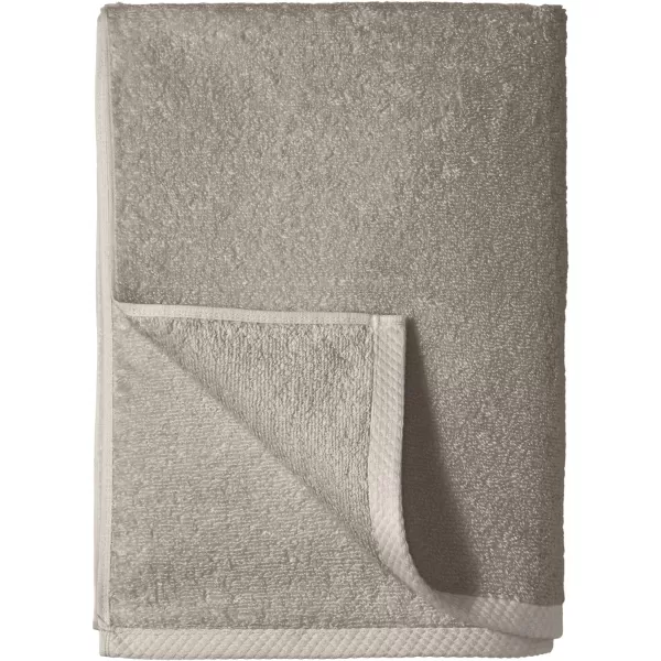 Amazon Basics 100 Cotton QuickDry Bath Towel 2Pack Platinum 54 x 308Piece Set Platinum