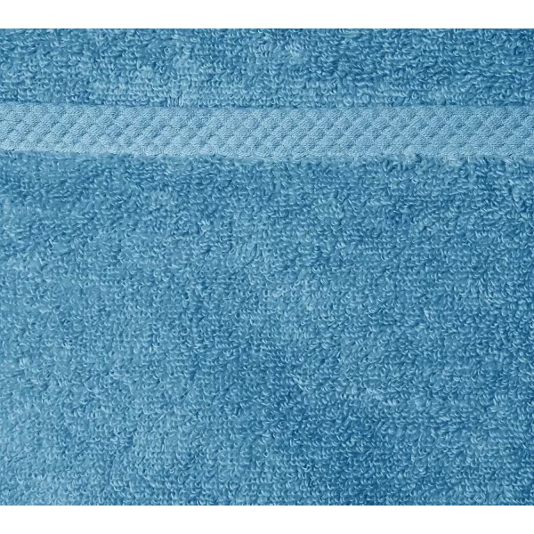 Amazon Basics 100 Cotton QuickDry Bath Towel 2Pack Platinum 54 x 30Bath Sheet Pack of 2 Lake Blue