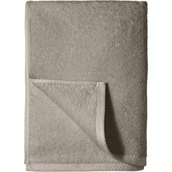 Amazon Basics 100 Cotton QuickDry Bath Towel 2Pack Platinum 54 x 30Bath Sheet Pack of 2 Platinum
