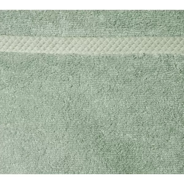 Amazon Basics 100 Cotton QuickDry Bath Towel 2Pack Platinum 54 x 30Bath Sheet Pack of 2 Seafoam Green