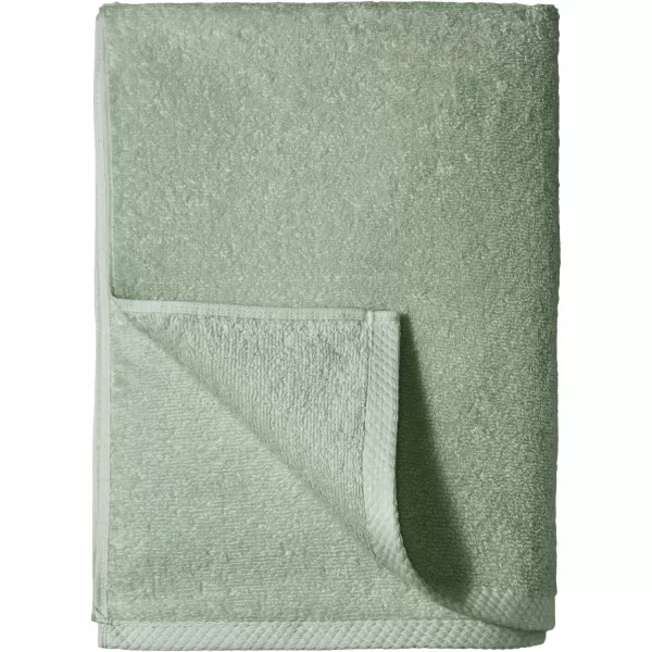 Amazon Basics 100 Cotton QuickDry Bath Towel 2Pack Platinum 54 x 30Bath Towel Pack of 2 Seafoam Green