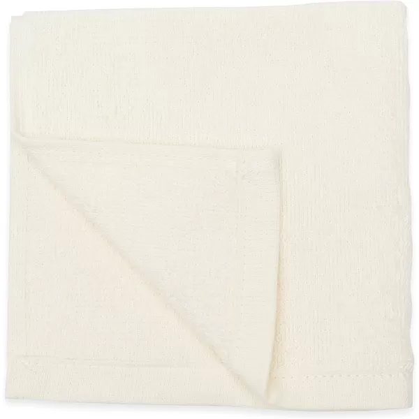 Amazon Basics 100 Cotton Terry Washcloths  Light Cream 60PackLight Cream Pack of 60