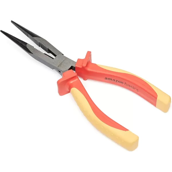 Amazon Basics 1000 Volt VDE Insulated Long Nose Pliers 8inch8Inch Long Nose