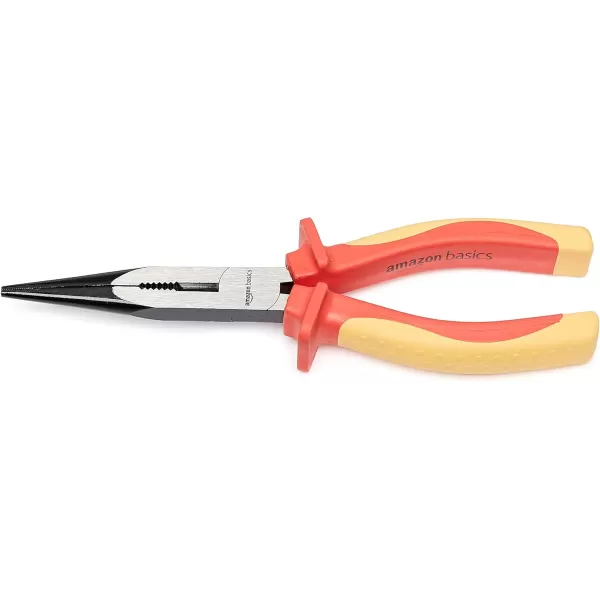 Amazon Basics 1000 Volt VDE Insulated Long Nose Pliers 8inch8Inch Long Nose
