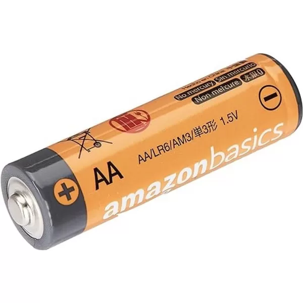 Amazon Basics 100Pack AA Alkaline HighPerformance Batteries 15 Volt 10Year Shelf Life12 Count Pack of 1