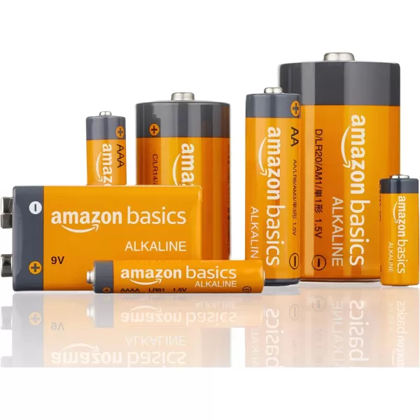 Amazon Basics 100Pack AA Alkaline HighPerformance Batteries 15 Volt 10Year Shelf Life48 Count Pack of 1