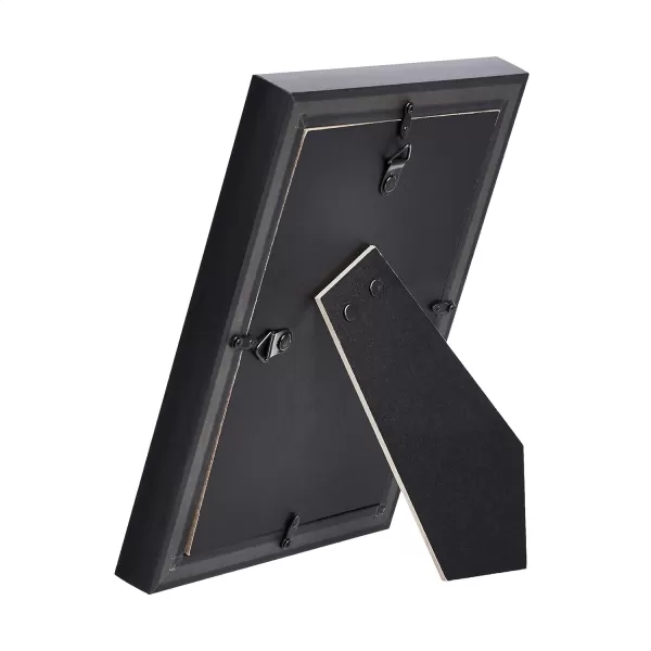 Amazon Basics 11 x 14 Rectangular Photo Picture Frame 8 x 10 With Mat 2Pack Black 152 Inch L x 122 Inch WBlack 5 x 7
