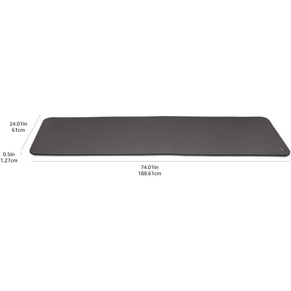 Amazon Basics 12Inch Extra Thick Exercise Yoga MatBlack