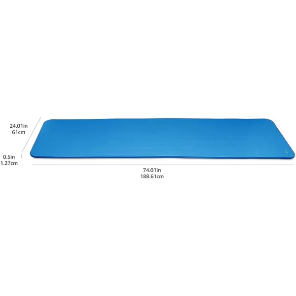 Amazon Basics 12Inch Extra Thick Exercise Yoga MatBlue