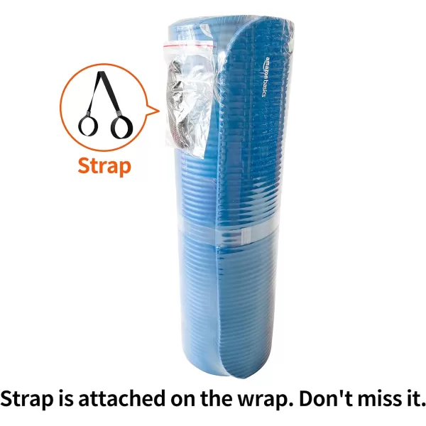 Amazon Basics 12Inch Extra Thick Exercise Yoga MatBlue