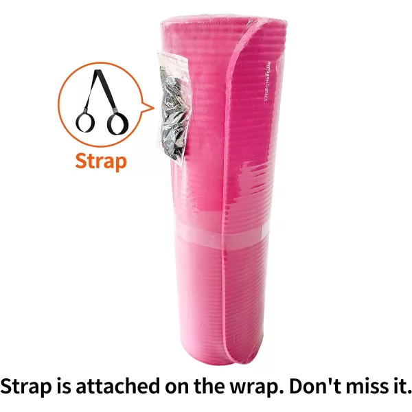 Amazon Basics 12Inch Extra Thick Exercise Yoga MatPink