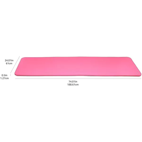 Amazon Basics 12Inch Extra Thick Exercise Yoga MatPink