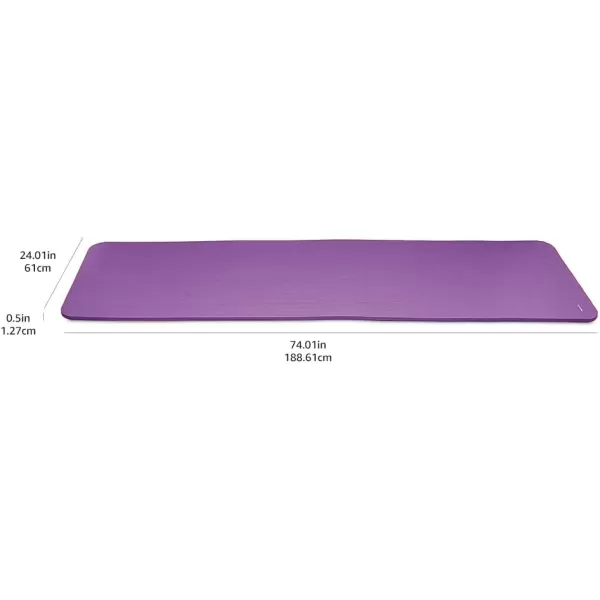 Amazon Basics 12Inch Extra Thick Exercise Yoga MatPurple