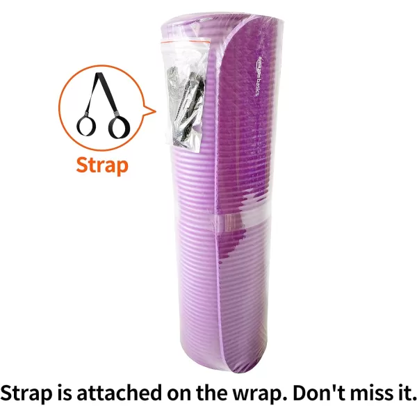 Amazon Basics 12Inch Extra Thick Exercise Yoga MatPurple