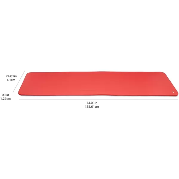 Amazon Basics 12Inch Extra Thick Exercise Yoga MatRed