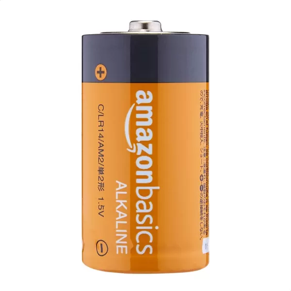 Amazon Basics 12Pack C Cell Alkaline AllPurpose Batteries 15 Volt 5Year Shelf Life4 Count Pack of 1