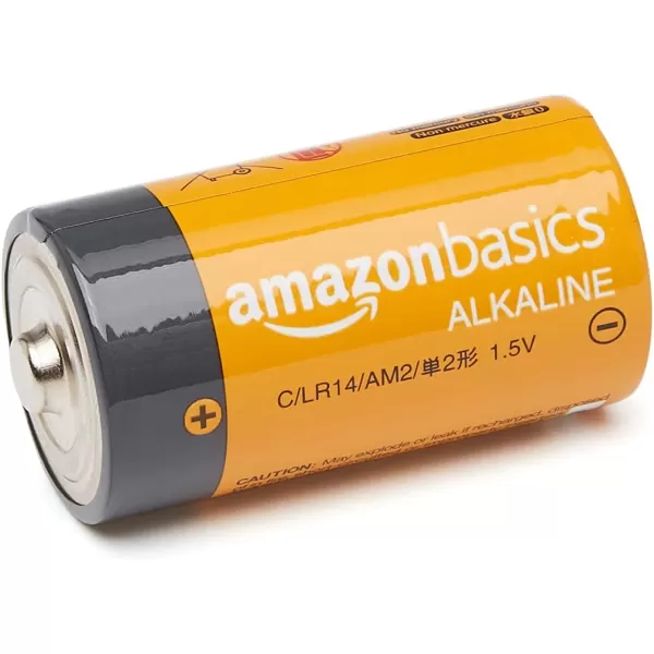 Amazon Basics 12Pack C Cell Alkaline AllPurpose Batteries 15 Volt 5Year Shelf Life8 Count Pack of 1