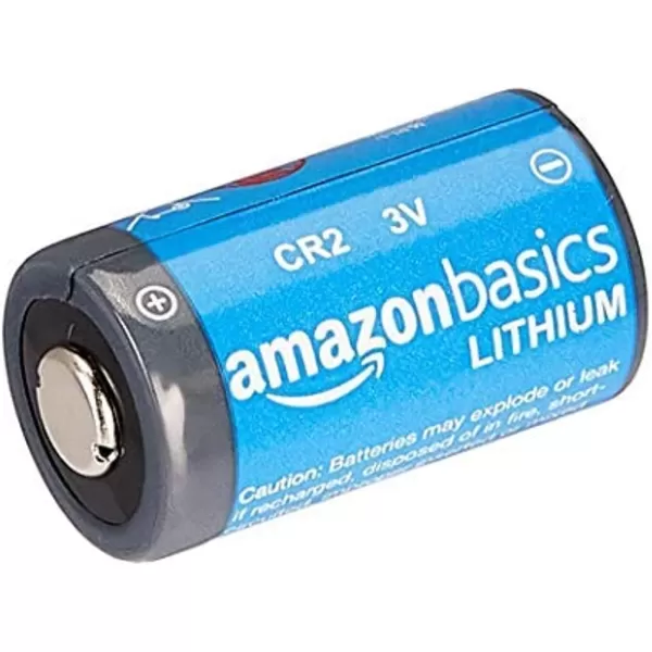 Amazon Basics 12Pack CR2 Lithium Batteries 3 Volt Long Lasting Power Low SelfDischarge Rate12 Count Pack of 1