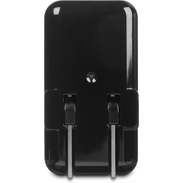 Amazon Basics 12W One Port USBA Wall Charger 24A for Phones iPhone 1514131211X Samsung and more Pack of 2 WhiteBlack Dual Port