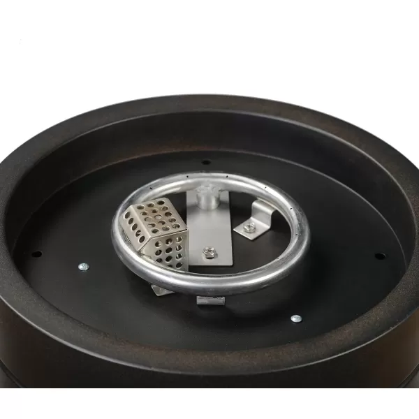 Amazon Basics 14Inch 9000 BTU Round Tabletop Propane Gas Fire Pit BrownAmazon Basics 14Inch 9000 BTU Round Tabletop Propane Gas Fire Pit Brown