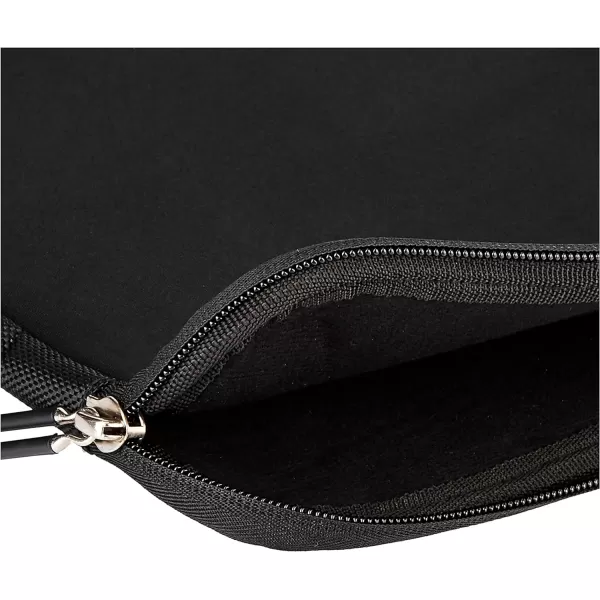 Amazon Basics 14Inch Laptop Sleeve Protective Case with Zipper  BlackBlack 116 Inch 1Pack