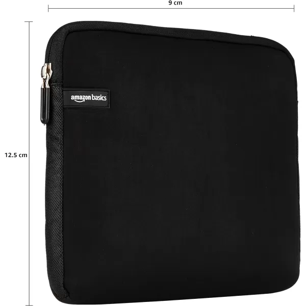 Amazon Basics 14Inch Laptop Sleeve Protective Case with Zipper  BlackBlack 116 Inch 1Pack