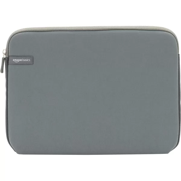 Amazon Basics 14Inch Laptop Sleeve Protective Case with Zipper  BlackGray 133 Inch 1Pack