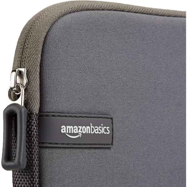 Amazon Basics 14Inch Laptop Sleeve Protective Case with Zipper  BlackGray 133 Inch 1Pack