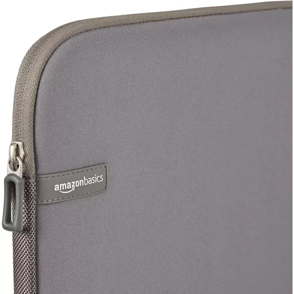 Amazon Basics 14Inch Laptop Sleeve Protective Case with Zipper  BlackGray 173 Inch 1Pack