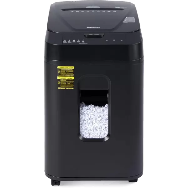 Amazon Basics 150 Sheet Autofeed Micro Cut Paper Shredder Black150 Sheet