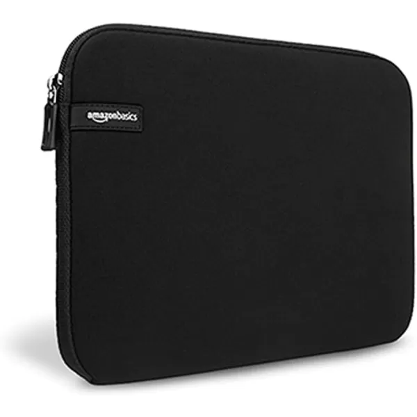 Amazon Basics 156Inch Laptop Sleeve Protective Case with Zipper  BlackBlack 156 Inch 10Pack