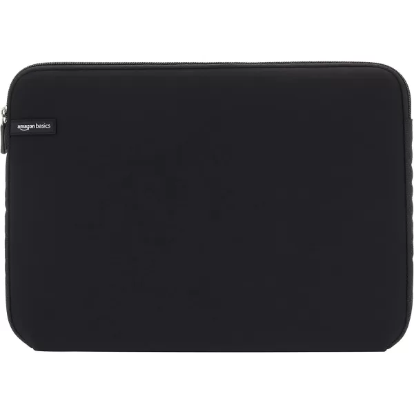 Amazon Basics 156Inch Laptop Sleeve Protective Case with Zipper  BlackBlack 156 Inch 10Pack